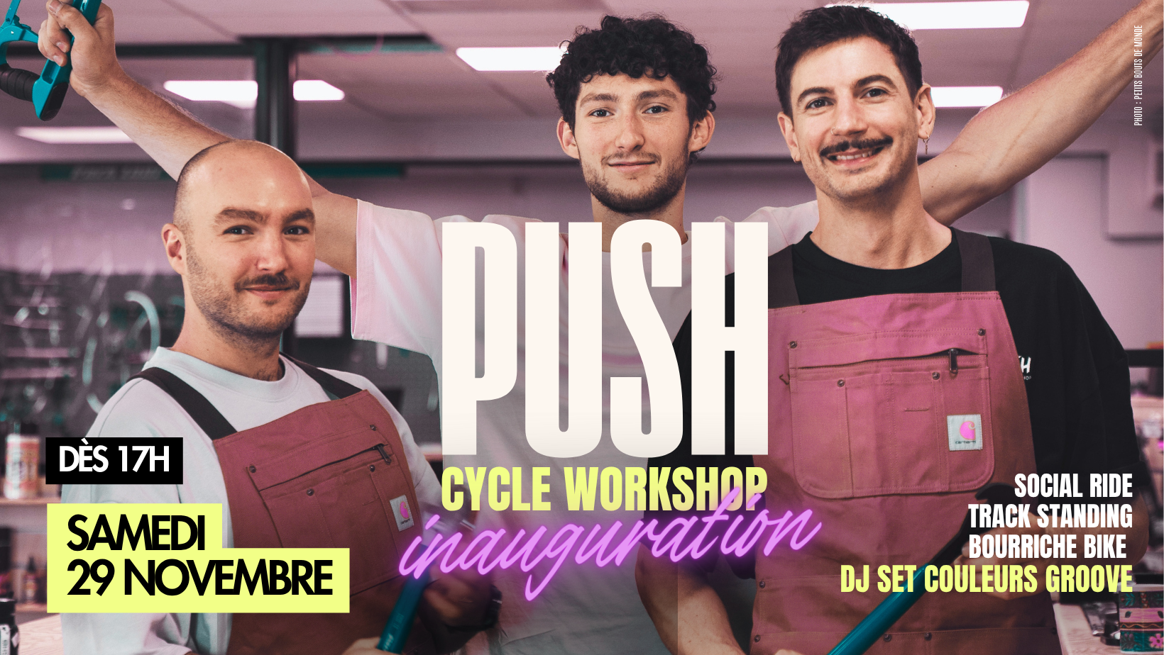 Inauguration push cycle Workshop 